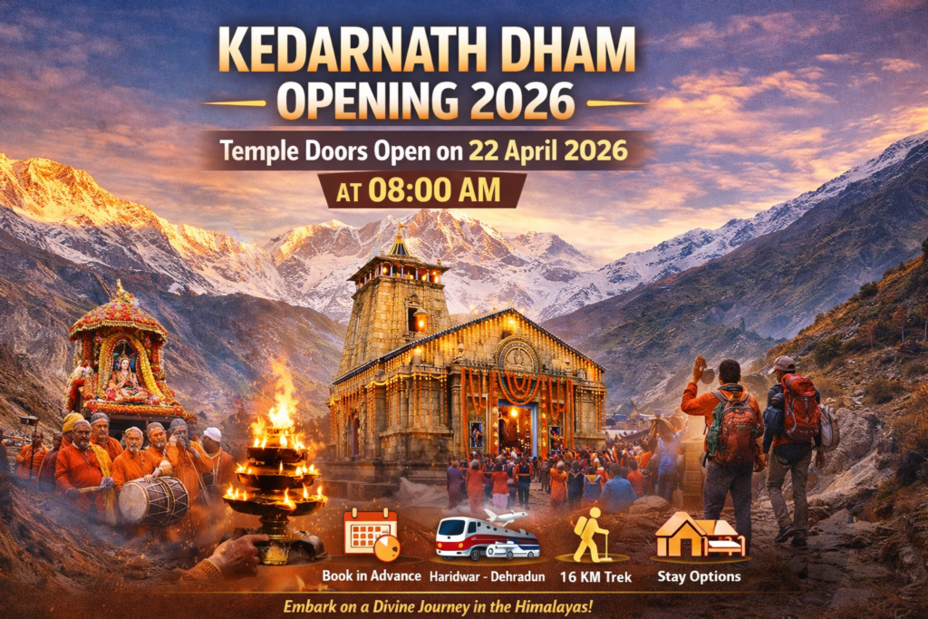Kedarnath Dham Opening Date 2026