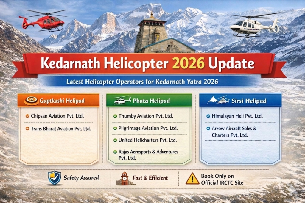 Kedarnath Helicopter Booking 2026