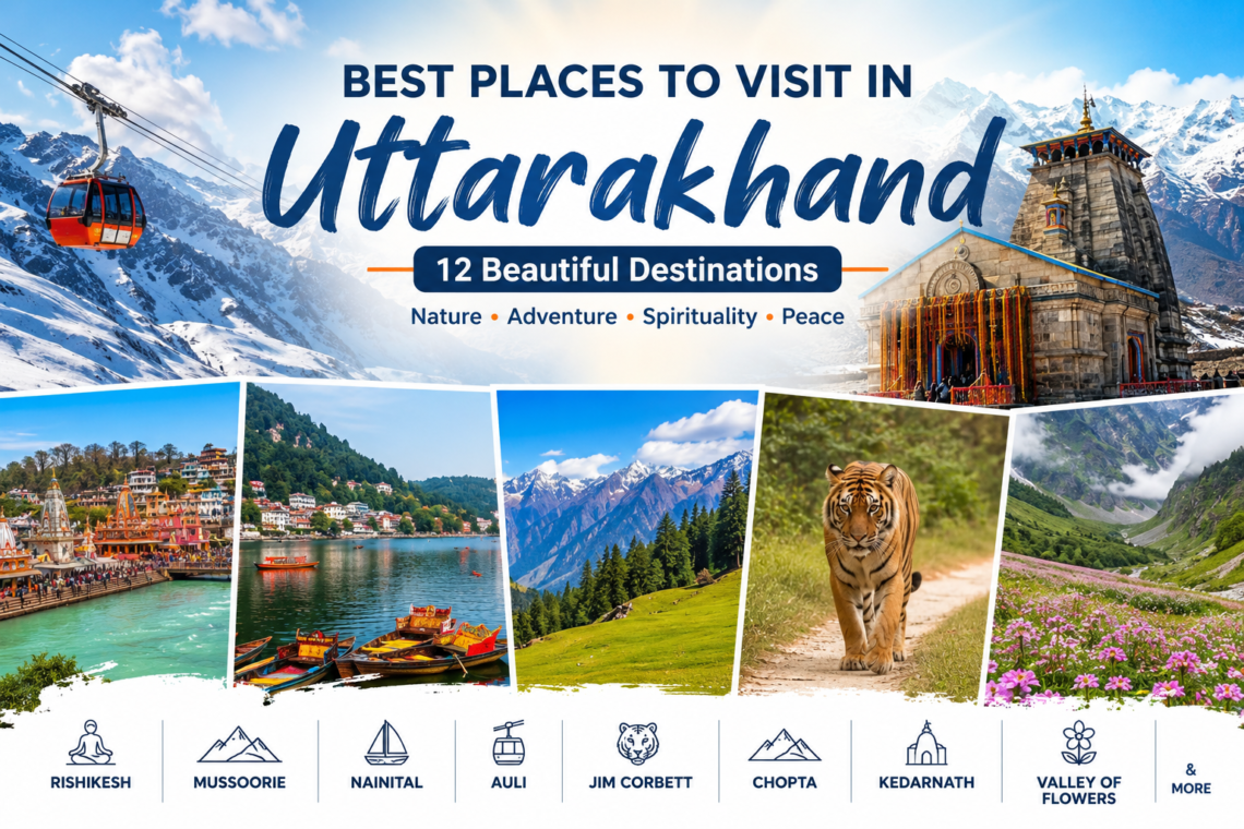 Best Places to Visit in Uttarakhand