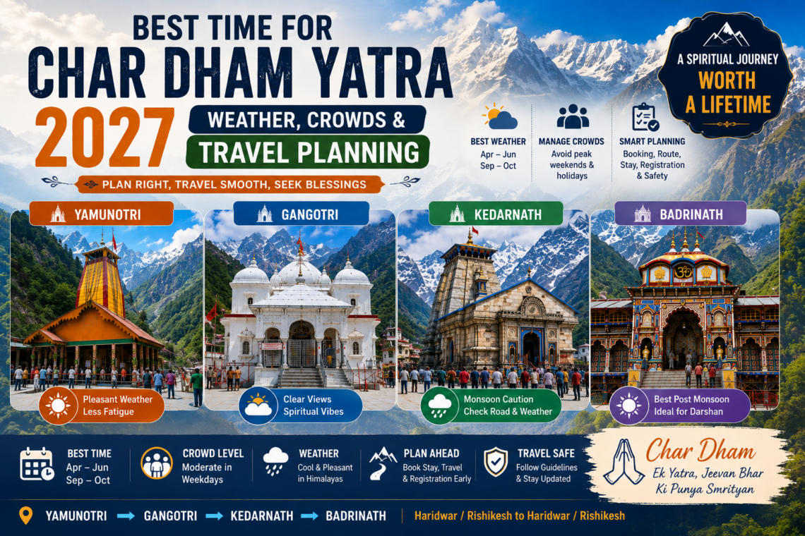 Best Time for Char Dham Yatra 2027