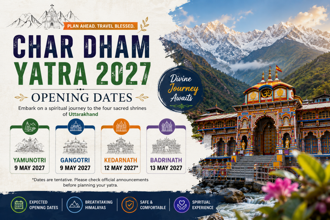 Char Dham yatra 2027 opening date