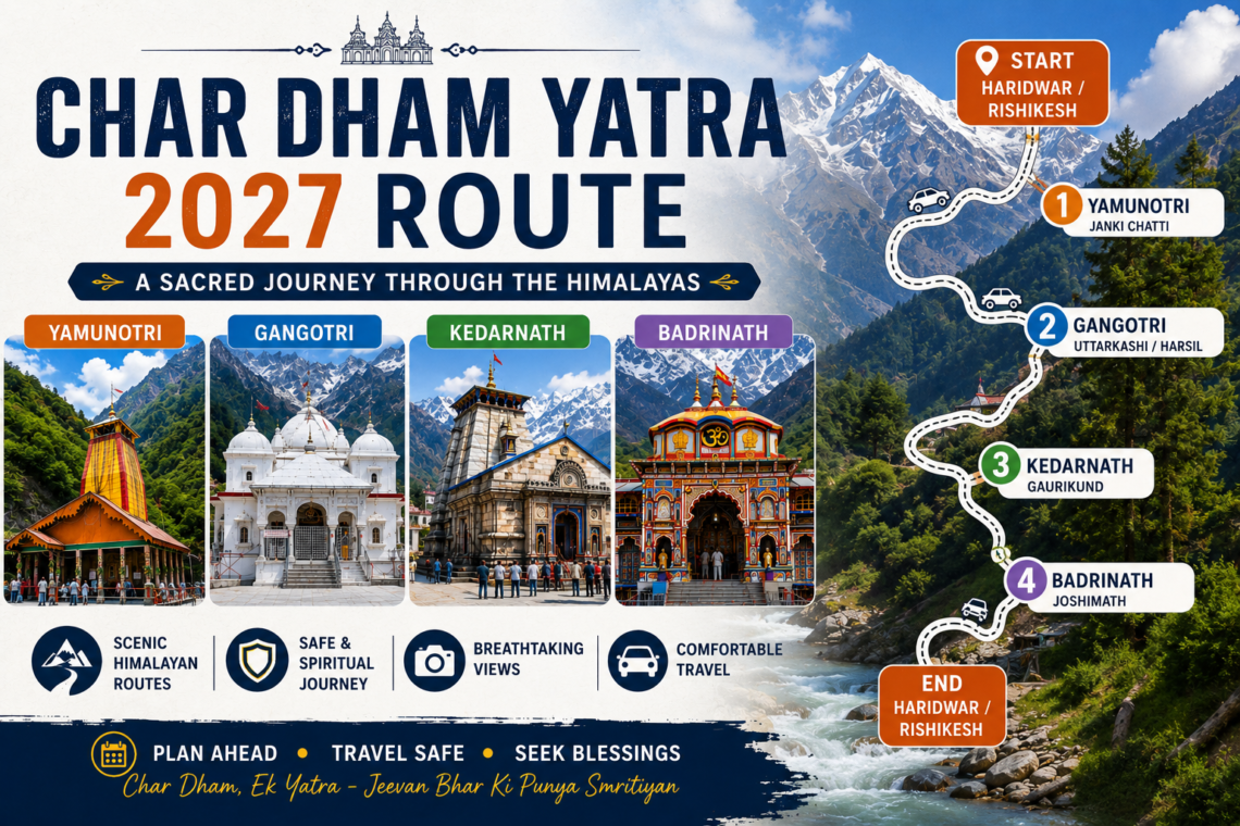 Char Dham Yatra 2027 Route