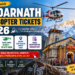 Kedarnath Helicopter Tickets Update