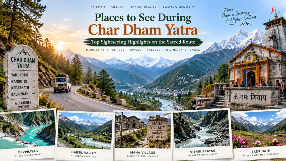 Places to See during Chardham Yatra